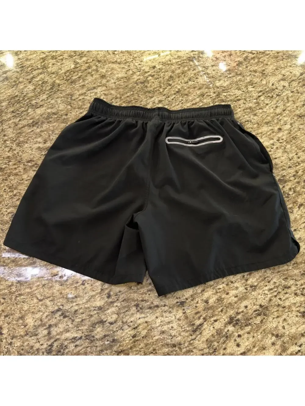 Reebok Men's Black and Green Shorts